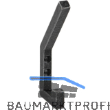 Huthaken Ischgl B 10 mm, H 120 mm, Eisen verzinkt schwarz passiviert