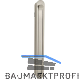 Klapphaken Mitnal zum Einlassen - 4 Haken, H�he 140 mm, ZN Edelstahl Effekt