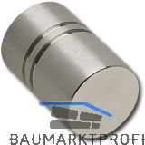 Knopf Echion � 13 mm, Tiefe 22 mm, Edelstahl geb�rstet