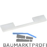 Griff Nestis LA 128 mm, Breite 200 mm, ZN wei� matt lackiert