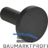 Mantelhaken Boros � 30 mm, Stahl schwarz matt