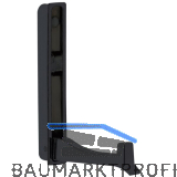 Klapphaken Came zum Einlassen - 1 Haken, H�he 93 mm, ZN schwarz matt