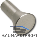 Knopf Karme � 15 mm, Tiefe 24 mm, ZN Edelstahl Effekt