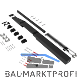 KESSEB�HMER Wand- Klapptischgestell TopSwing Schwarz