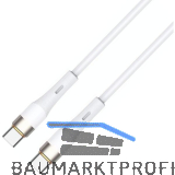 Datenkabel USB-C auf USB-C 2000 mm wei�
