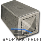 Knopf Atlanta Breite 18 mm, Tiefe 27 mm, ZN altsilber
