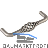 Griff Cage LA 96 mm, Breite 104 mm, Stahl altzinn antik