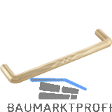 M�belgriff Shuffle LA 160, B 171,6 mm, Zinkdruckguss vermessingt geb�rstet