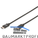 Datenkabel USB-C auf USB-C 1800 mm schwarz