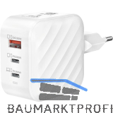 NABO Steckernetzteil PD 65 USB-A USB-C wei�