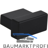 Knopf Fisolo Breite 29 mm, Tiefe 24 mm, ZN schwarz matt