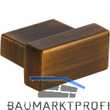 Knopf Fisolo Breite 29 mm, Tiefe 24 mm, ZN Messing schwarz geb�rstet