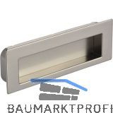 Muschelgriff Nicola B 112,Einlassma� 106,5 x 31 mm,ZN vernickelt feingeschliffen