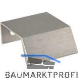 Griffleiste Bench LA 20, L�nge 40 mm, Aluminium Edelstahl Effekt