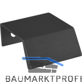 Griffleiste Bench LA 20, L�nge 40 mm, Aluminium schwarz matt geb�rstet