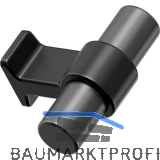 M�belknopf Bond Breite 50 mm, Aluminium/ZN gun-metal/schwarz matt
