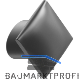 M�belknopf Flow Breite 30 mm, H�he 30 mm, Zinkdruckguss, gun-metal