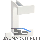 Huthaken Doradus Breite 70 mm, H�he 92 mm, ZN wei� gl�nzend