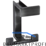 Huthaken Doradus Breite 70 mm, H�he 92 mm, ZN eisenf�rbig geb�rstet matt