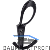 Huthaken Deneb Breite 76 mm, H�he 160 mm, ZN schwarz matt