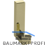 Mantelhaken Doradus 2 Breite 15 mm, H�he 61 mm, ZN vermessingt poliert