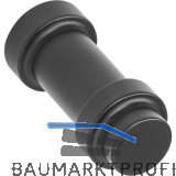 M�belknopf Pillar � 11,4, Zinkkdruckguss schwarz matt