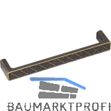 M�belgriff Wafer Breite 175,5 mm, Zinkdruckguss braun antik