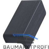 Griffleiste Elan L�nge 50 mm, Aluminium schwarz matt