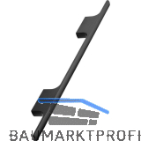 M�belgriff Tau Breite 286 mm, Aluminium schwarz matt geb�rstet