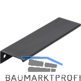 Griffleiste Crevan LA 128 mm, L�nge 145 mm, Aluminium eisenf�rbig geb�rstet matt