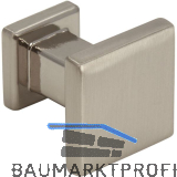 M�belknopf Baios 20 x 20 mm, Zinkdruckguss vernickelt feingeschliffen