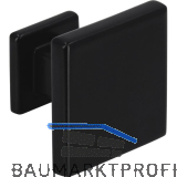 M�belknopf Baios 30 x 30 mm, Zinkdruckguss schwarz matt