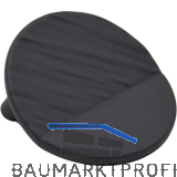 Griff Radiant Touch 2 - nach vorne gebogen, 60 mm, Kunststoff schwarz