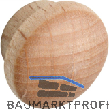 Holzabdeckkappe � 14 mm, Zapfen � 10 mm, Zapfenl�nge 4 mm, Buche roh