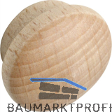 Holzabdeckkappe � 16 mm, Zapfen � 12 mm, Zapfenl�nge 4 mm, Buche roh