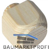 Holzziernagel Breite 25, H�he 25, Zapfen � 15, Zapfenl�nge 8 mm, Fichte roh