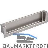 Muschelgriff Syrakus B 138, Einlassma� 134 x 26,2,Zinkdruckguss Edelstahl Effekt