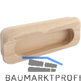 Muschelgriff Horkos Breite 107 mm, H�he 50 mm, Buche ged�mpft roh