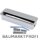 PAMAR Kabeldurchgang mit Staubschutzb�rste 152x52 mm, Zinkdruckguss alufarbig