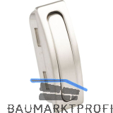 Klappgriff Juno Breite 17 mm, H�he 50 mm, Zinkdruckguss Edelstahl Effekt