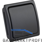 Klappgriff Juno Breite 50 mm, H�he 50 mm, Zinkdruckguss schwarz matt