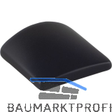 Knopf Fortuna Breite 25,3 mm, Tiefe 25 mm, Zinkdruckguss schwarz matt