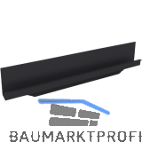Griffleiste Grande L�nge 245 mm, Aluminium schwarz eloxiert