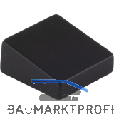 Knopf Tabarca Breite 22 mm, Tiefe 25 mm, Zinkdruckguss schwarz matt