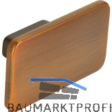 M�belknopf Biris Breite 58 mm, Zinkdruckguss, Messing schwarz geb�rstet