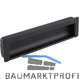 Muschelgriff Nera Breite 174 mm, H�he 42 mm, Zinkdruckguss schwarz matt