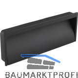 Muschelgriff Miach Breite 162 mm, H�he 60 mm, ZN schwarz matt