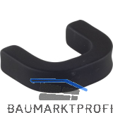 Knopf Makar Breite 41 mm, Tiefe 31,5 mm, Zinkdruckguss schwarz matt