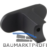 Mittelsockel Nelo zu Griffstange, Zinkdruckguss schwarz matt