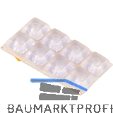 Prellpuffer 15x15 mm 8 Stk. transparent